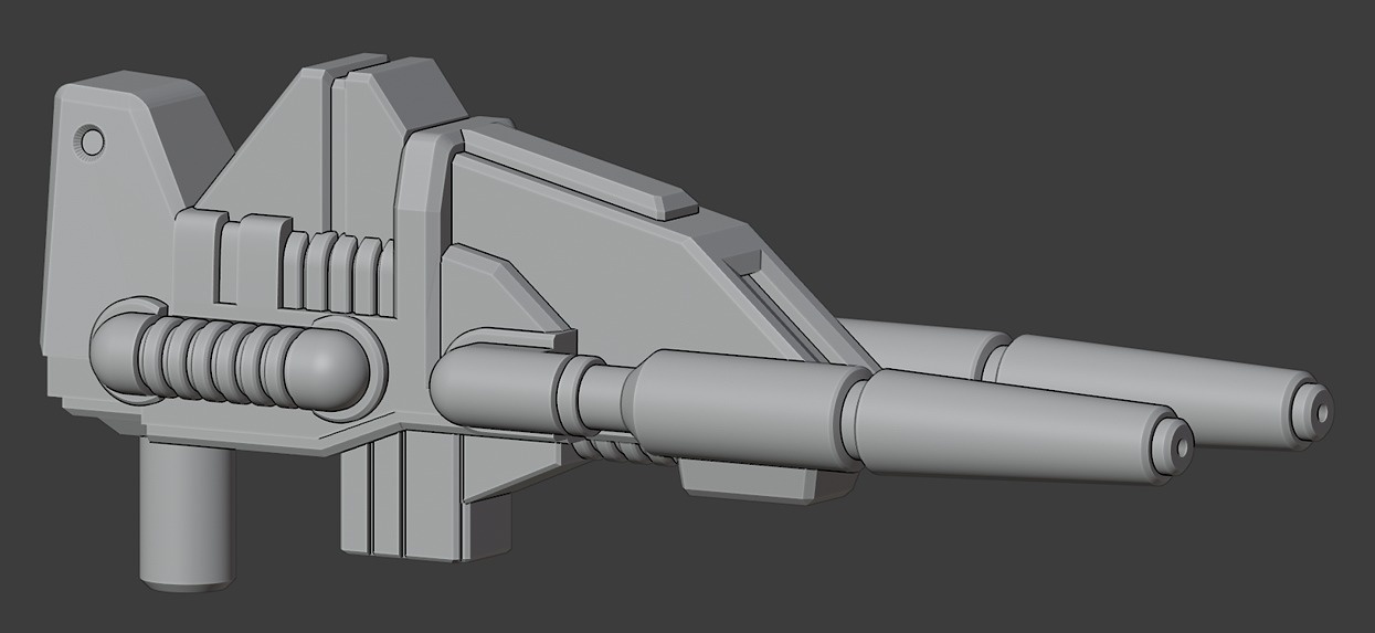 Twin Stunner Laser Rifle for PotP Grimlock