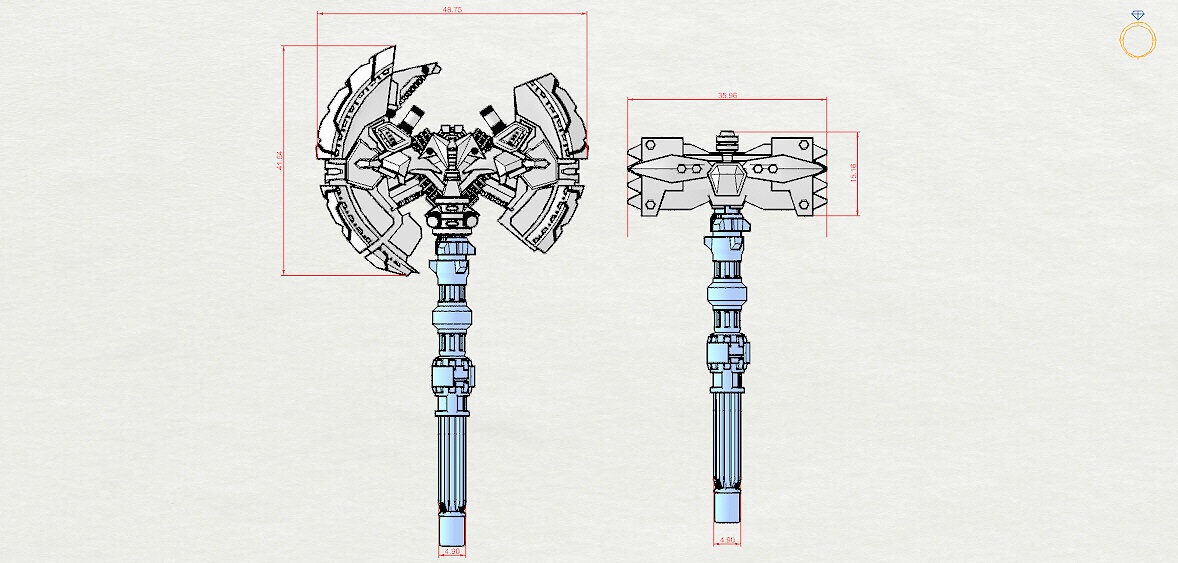 Transformers Battle Axe and Hammer