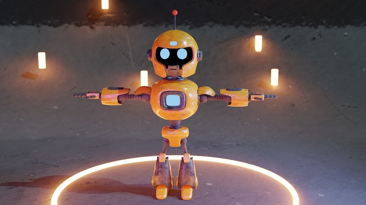 Stylized Robot Character