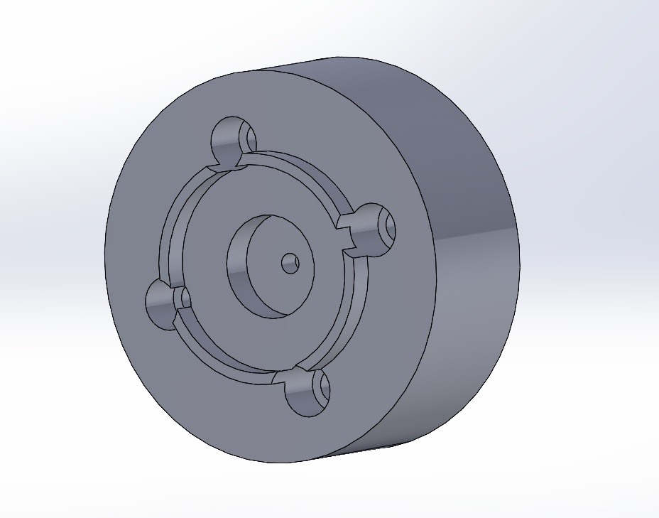 Laser Tracker SMR to Robot Flange Mount