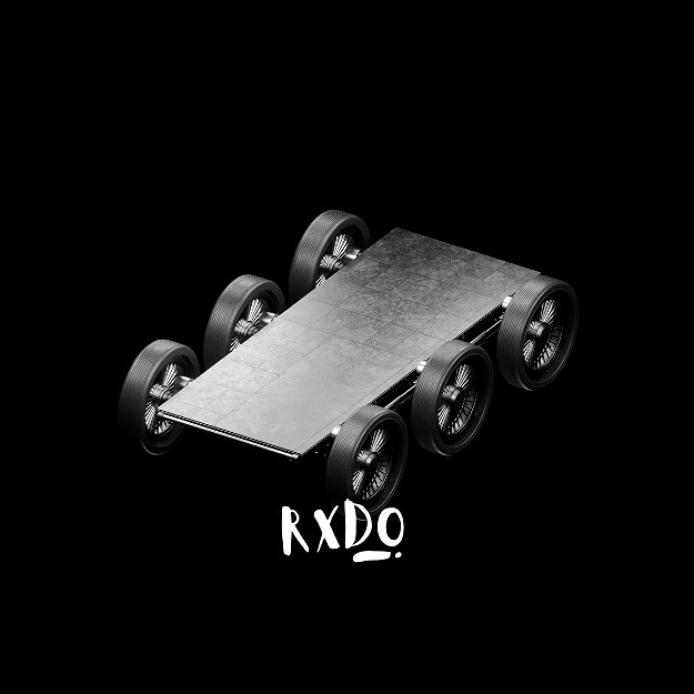 Futuristic cart transport 3d assets V4 Base