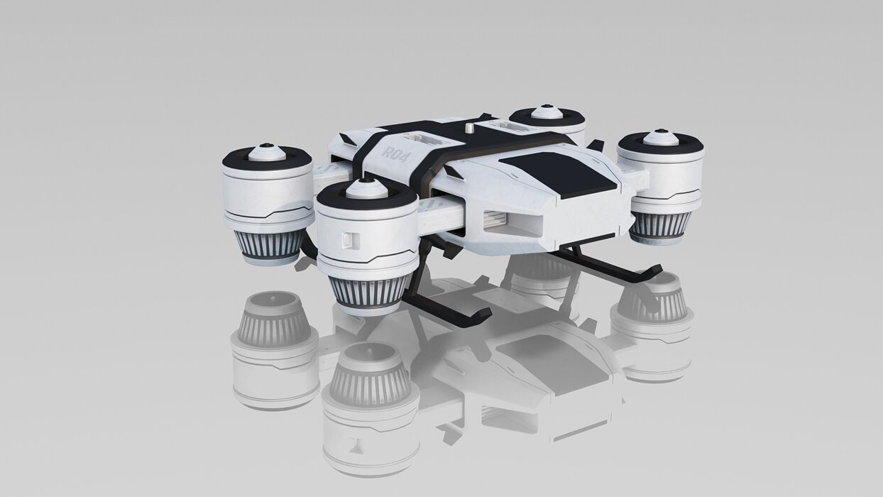Sci-fi Model Drone