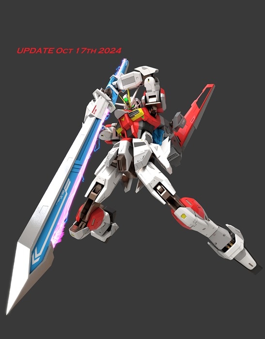 Sword Impulse Gundam Remake - Rigged - UPDATED