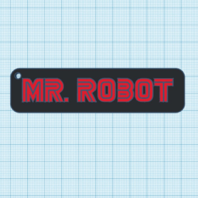 MR. ROBOT KEYCHAIN