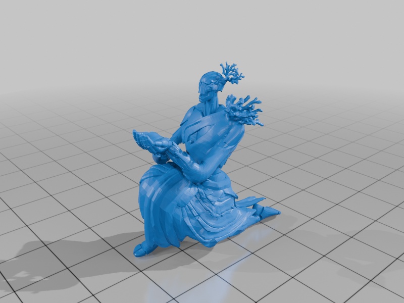 Plant/Coral-Druid-Robot Tabletop Miniature