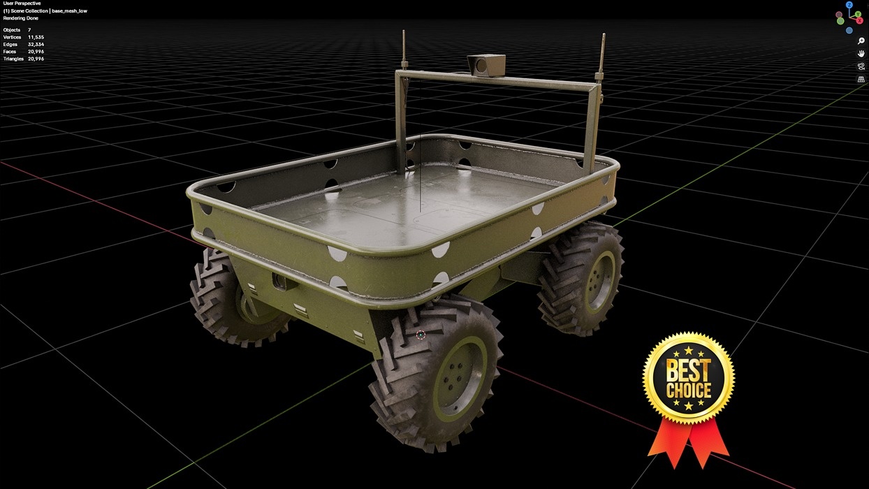 Ukrainian battle wheeled robot CRAB