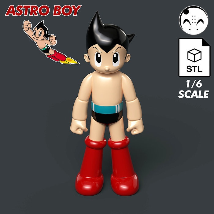 ASTRO BOY - PRINTABLE STL