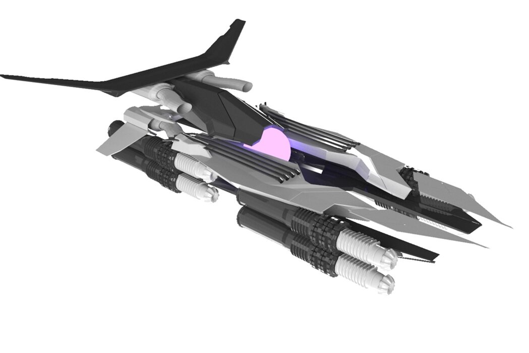 Spaceship Transporter 3D Sci-Fi Game Model 3D