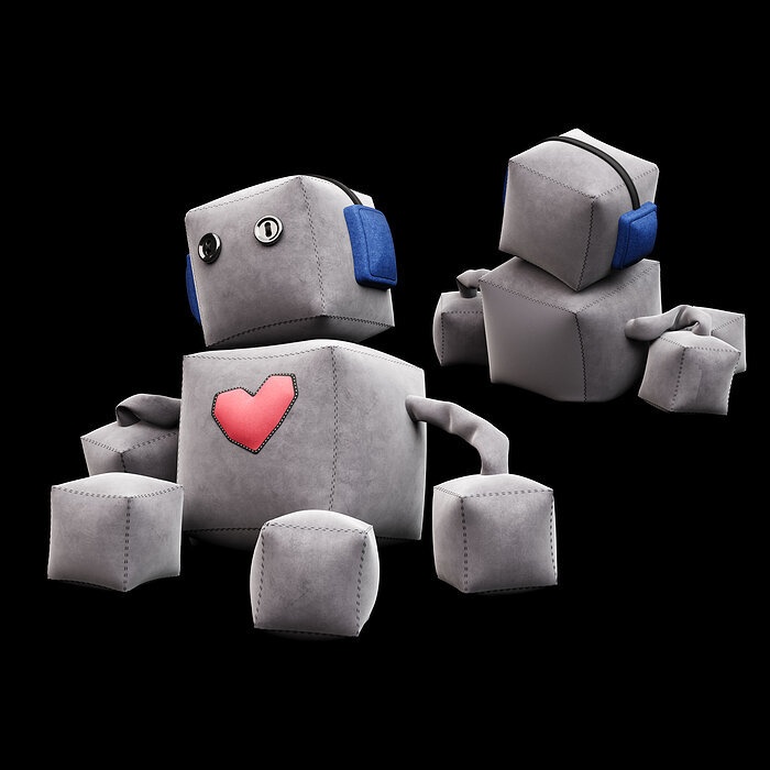 Robot soft toy