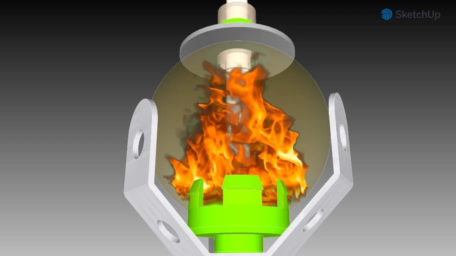 Flame Staff Meccano