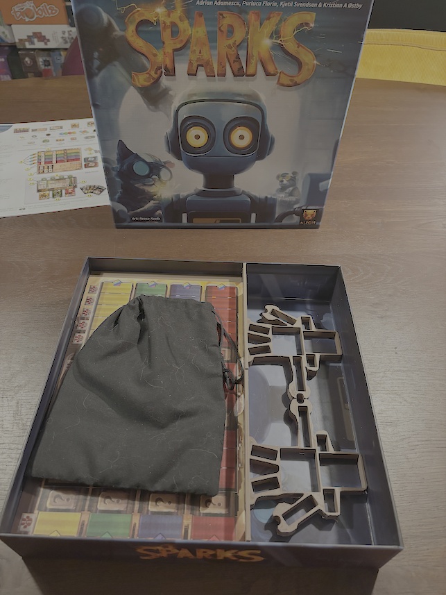 Boardgame insert for Sparks