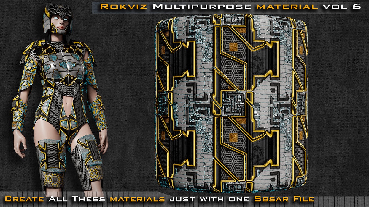 Rokviz multi-purpose Material vol 6