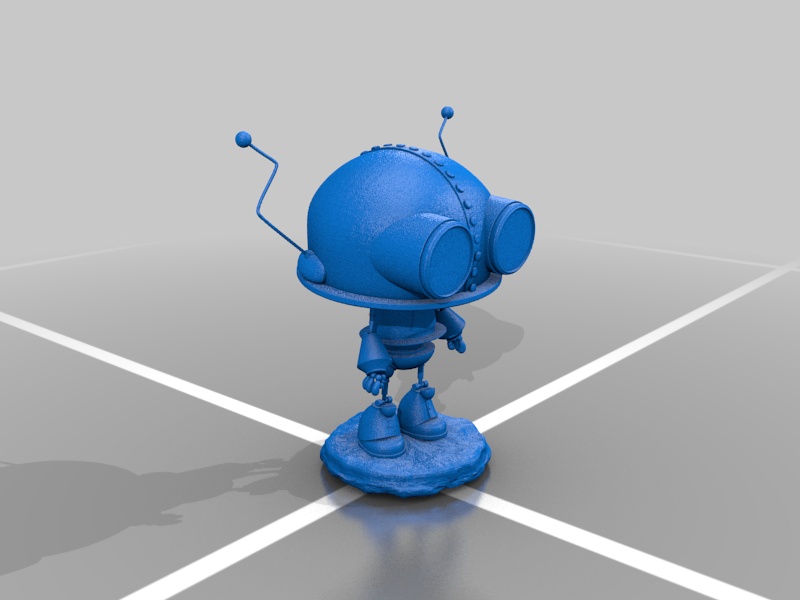 big head robot