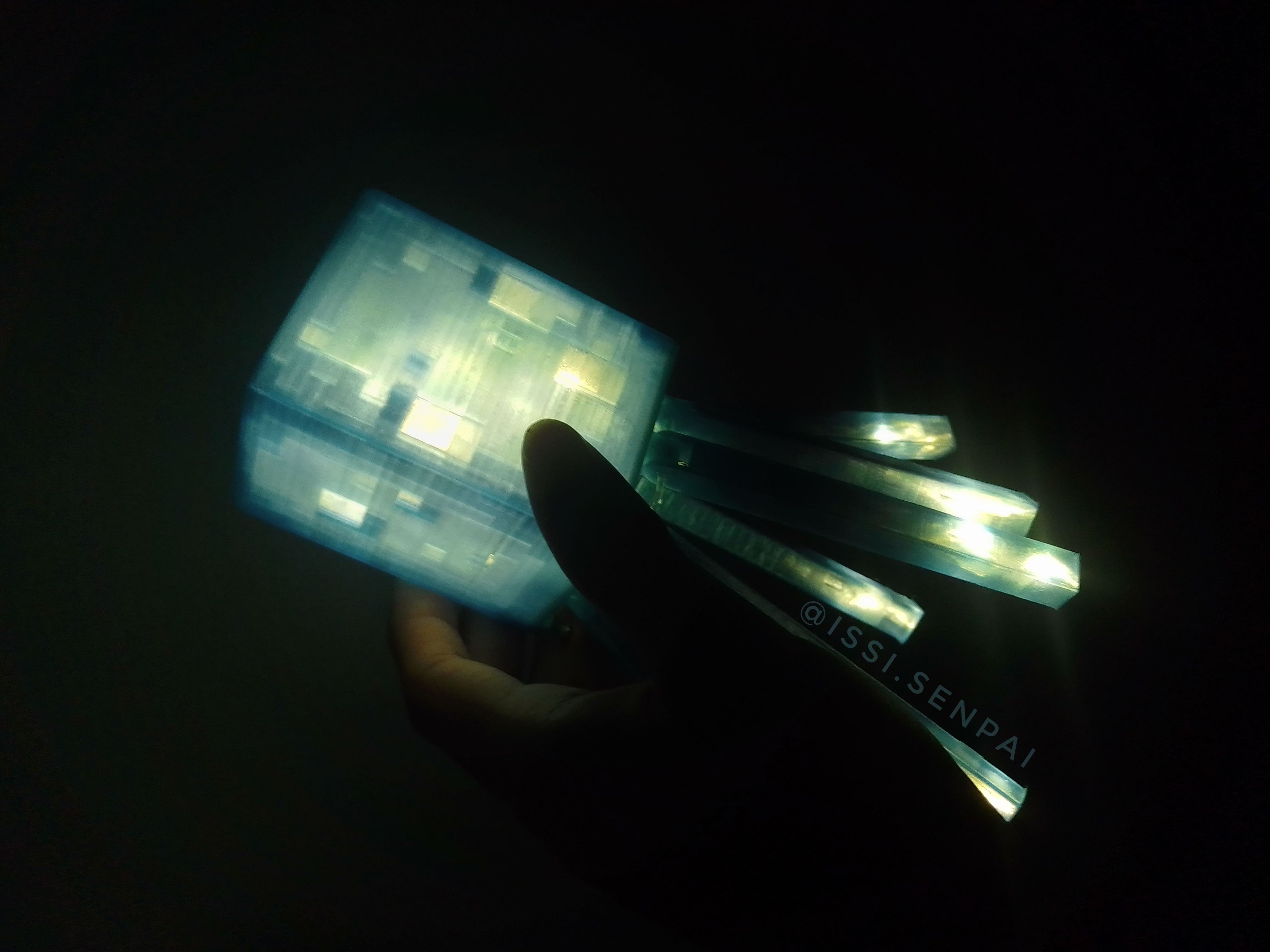 MINECRAFT GLOWING SQUID / MINECRAFT GLOWSQUID LAMP