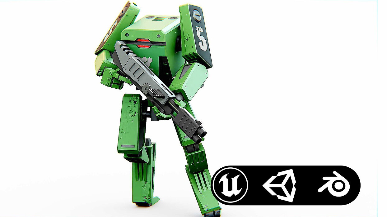 BATTLE DROID X-2000  Rigged for Unreal Engine - Unity - MIXAMO