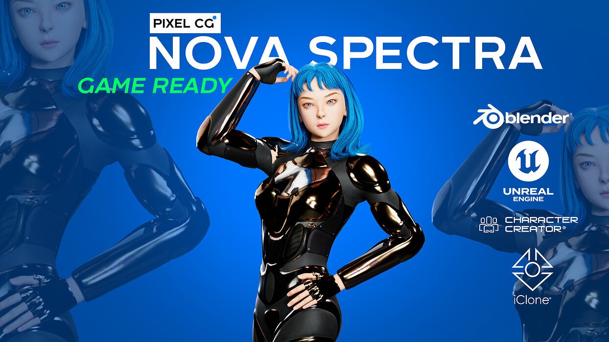 NOVA SPECTRA Concepted UE5 Game Character