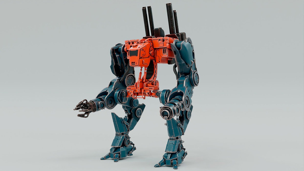 MECHA ROBOT ORANGE
