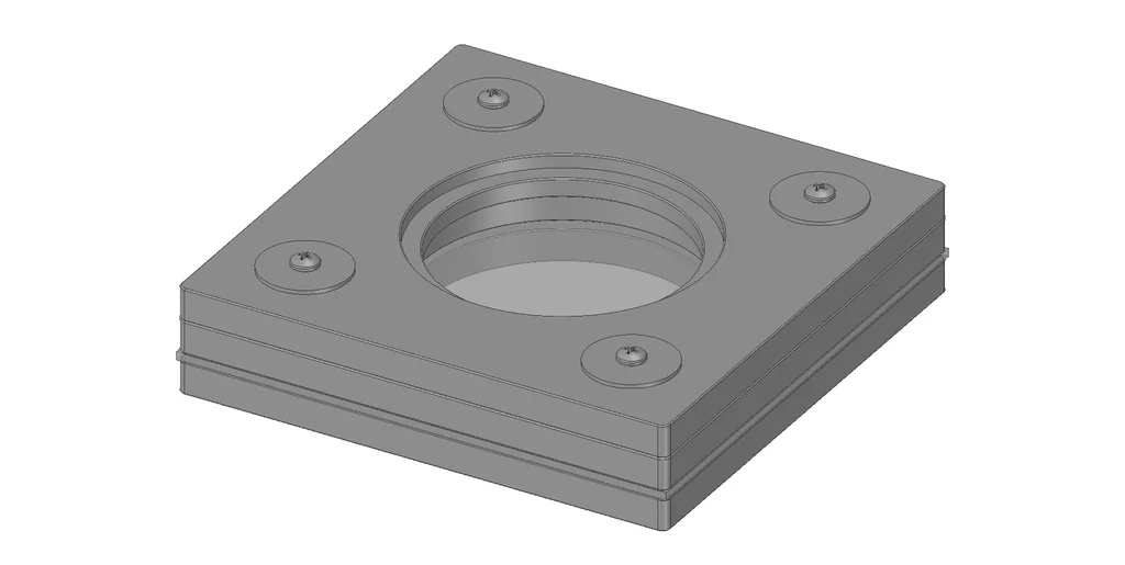 Full Scale Wall-E Eye Lens Vacuum form Jig