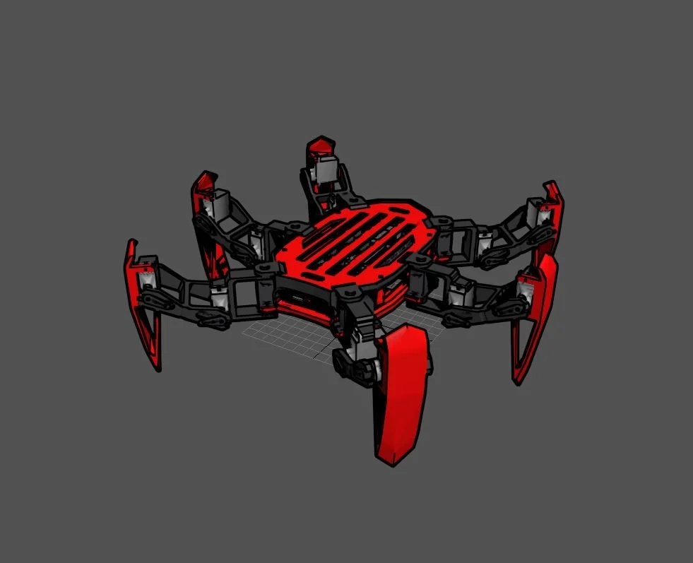 Sword leg Hexapod Robot