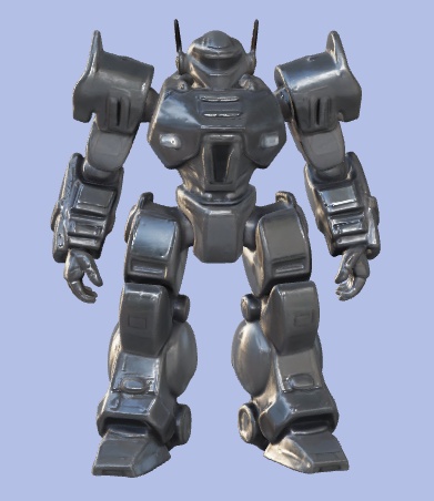 ANDROID MECHA (3-D PRINTABLE)