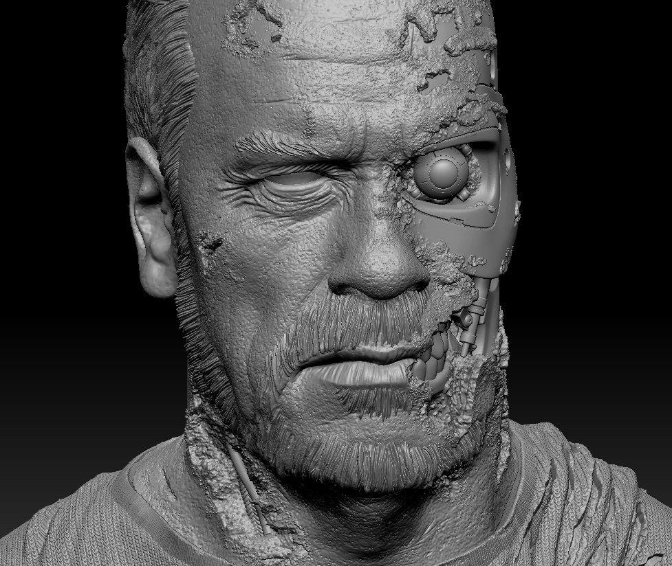 TERMINATOR T800 BUST
