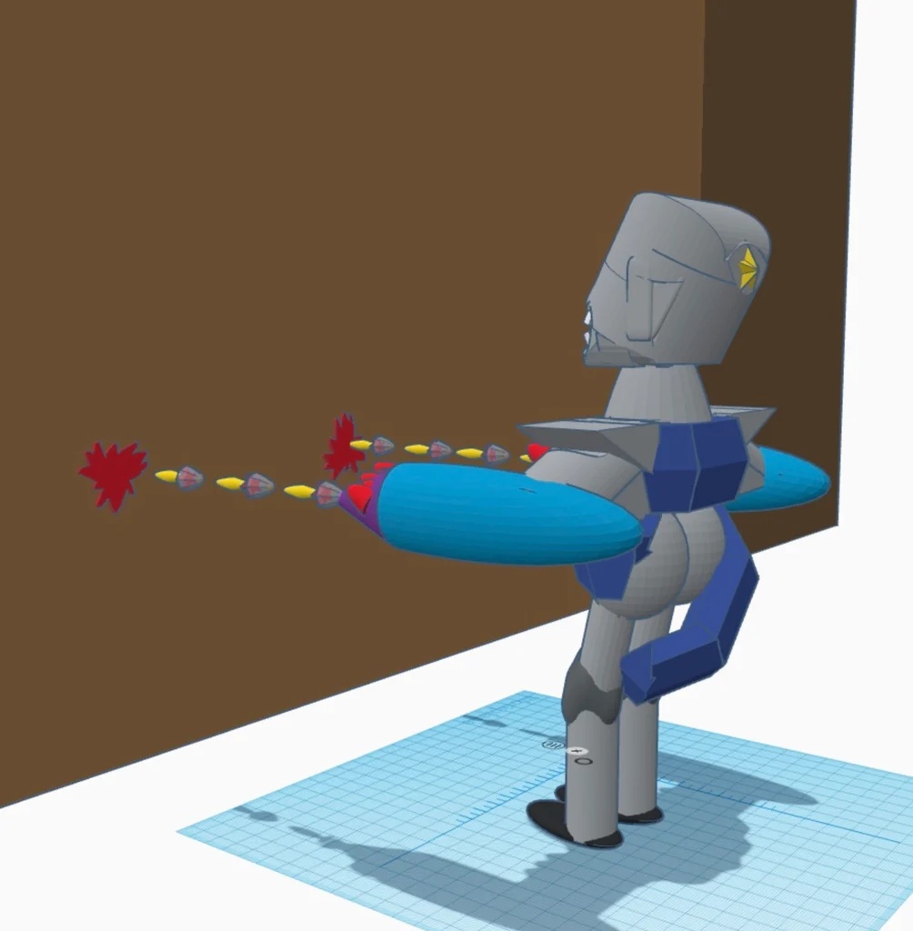 Embarrassed Robot AKA EmBareAssed Robot