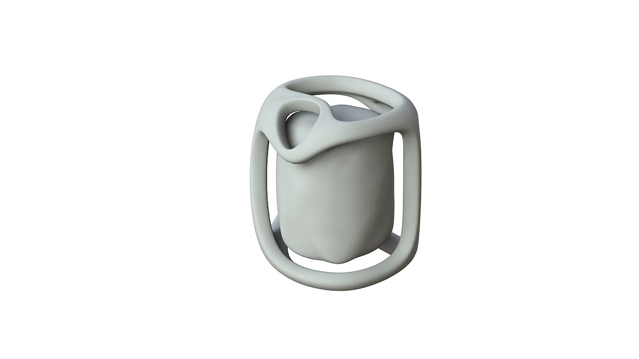 SciFi Shape Object Low Poly 44433