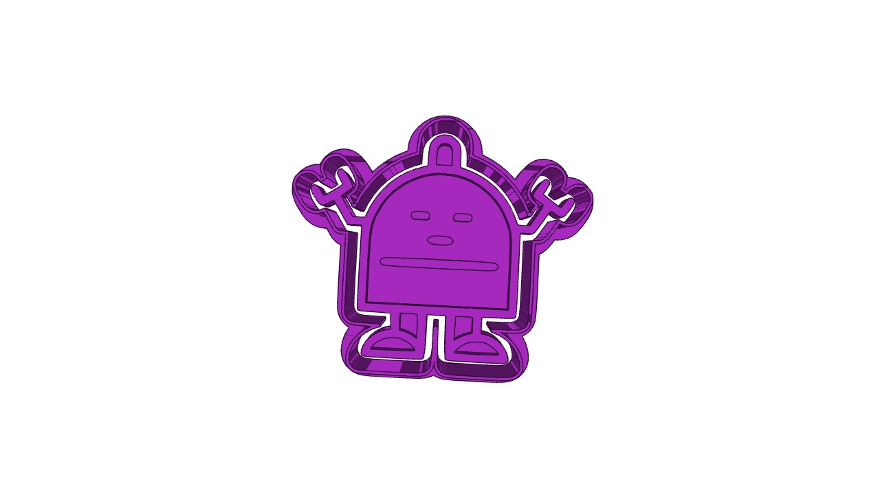 ROBOT (35) CUTTER AND STAMP, COOKIE CUTTER, FORM STAMP, COOKIE CUTTER, FORM