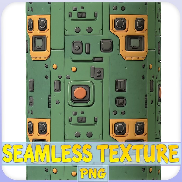 SciFi Seamless Texture