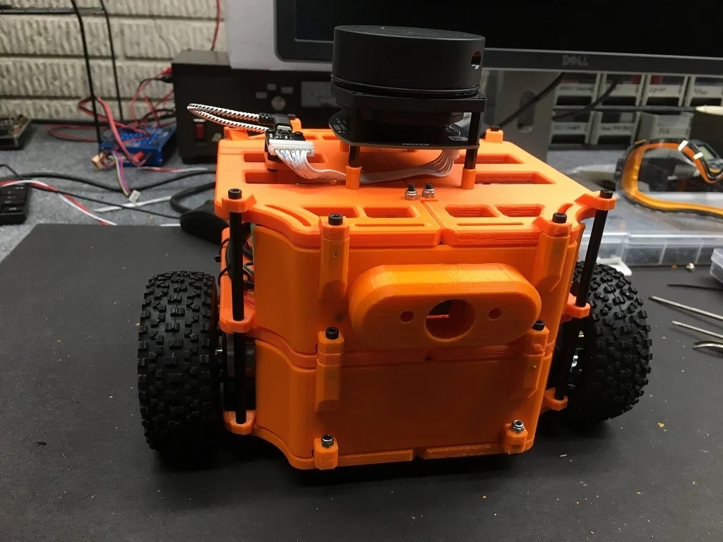 Modified Weddell 2 robot for ROS/RPi4