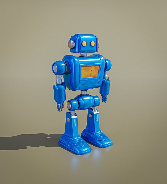 Damaged Robot - Game Ready