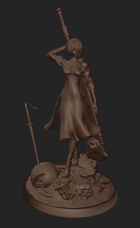 2B STATUE