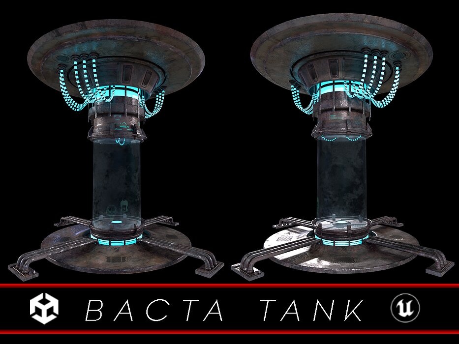 Sci-Fi Bacta Tank 