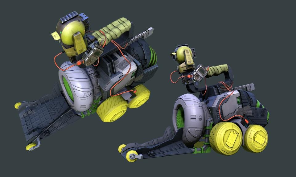 Hexlr JR Robot (Low Poly)