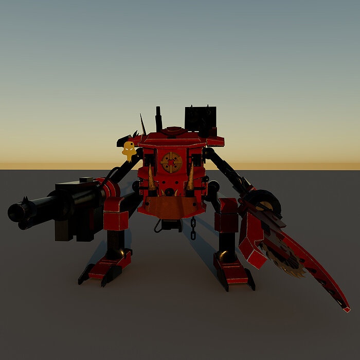 low-poly 3D model