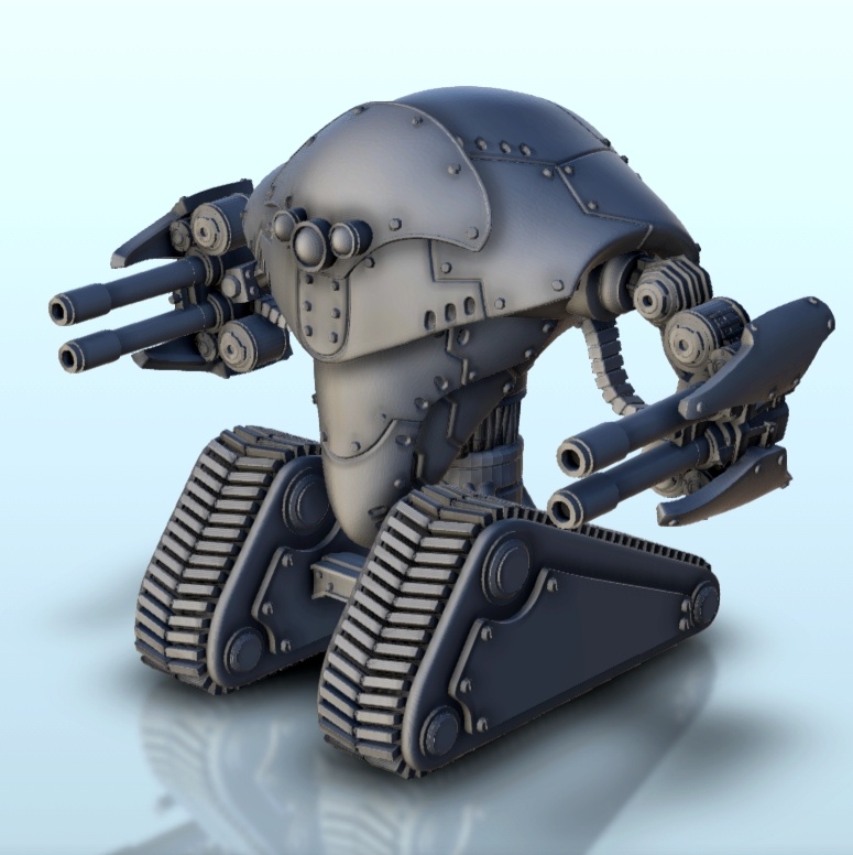 TR 700 SOLDIER-ROBOT 5 (+ SUPPORTED VERSION) - BATTLETECH MECHWARRIOR WARHAMMER SCIFI SCIENCE FICTION SF 40K WARHORDES GRIMDARK CONFRONTATION