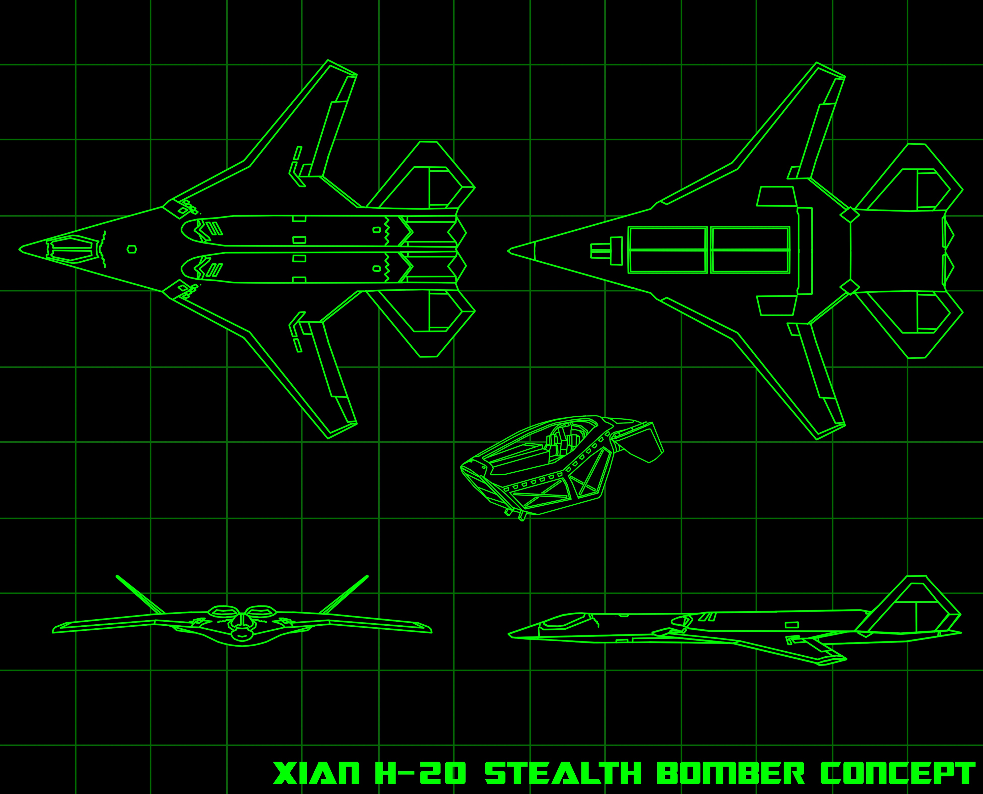 XIAN STEALTH BOMBER CONCEPT