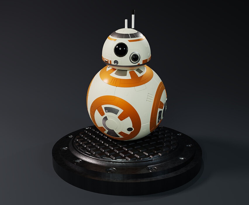BB8 From Star Wars Statue
