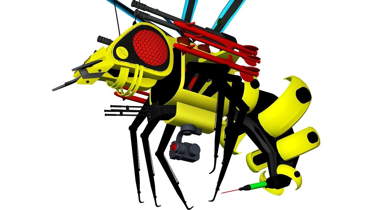 Super Warrior Bee Robot 