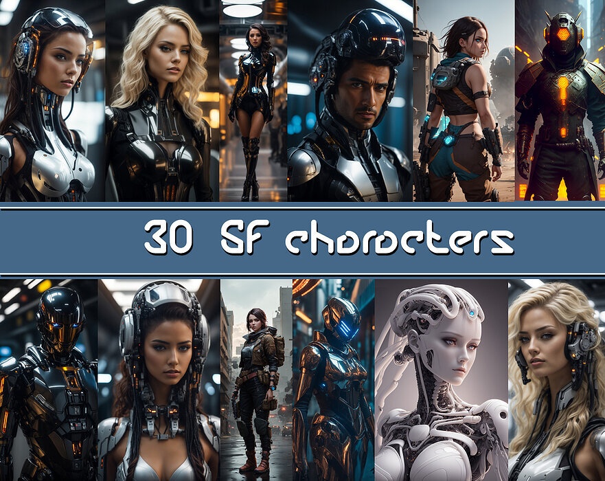 30 Science Fiction Character Images