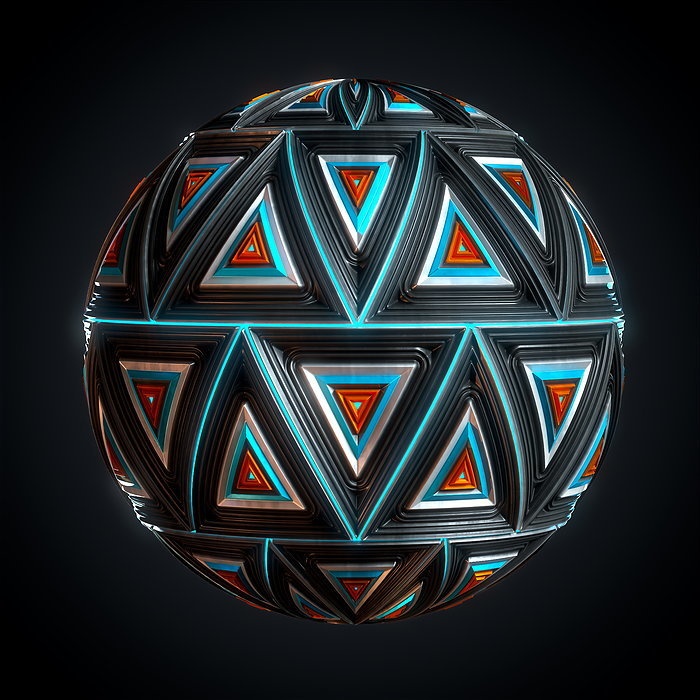 Hard Surface - VOL 06 - Maps - SBsar -sci-fi Pattern-