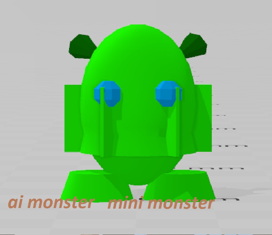 MINI AI MADED MONSTER-ROBOT