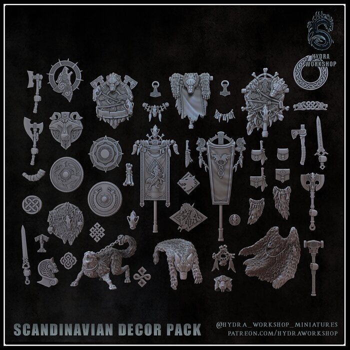 Scandinavian decor pack