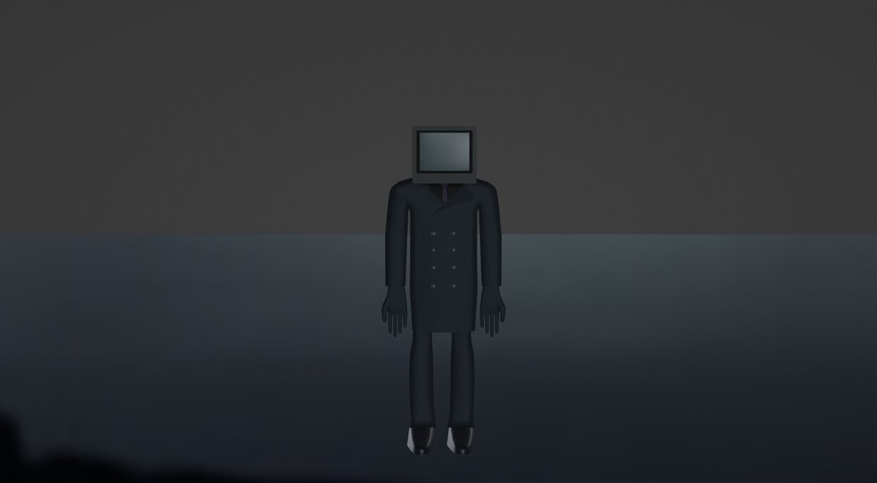 Tv man 3d model 
