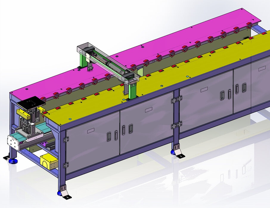 industrial 3D model Sheet metal centering puller