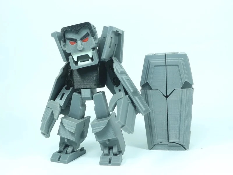 Transformable Dracula for Halloween