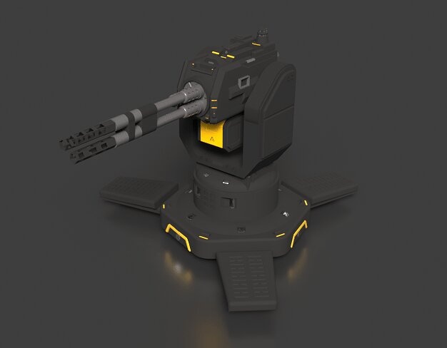 Helldivers 2 Gatling Machine Gun Turret Sentry Stratagem