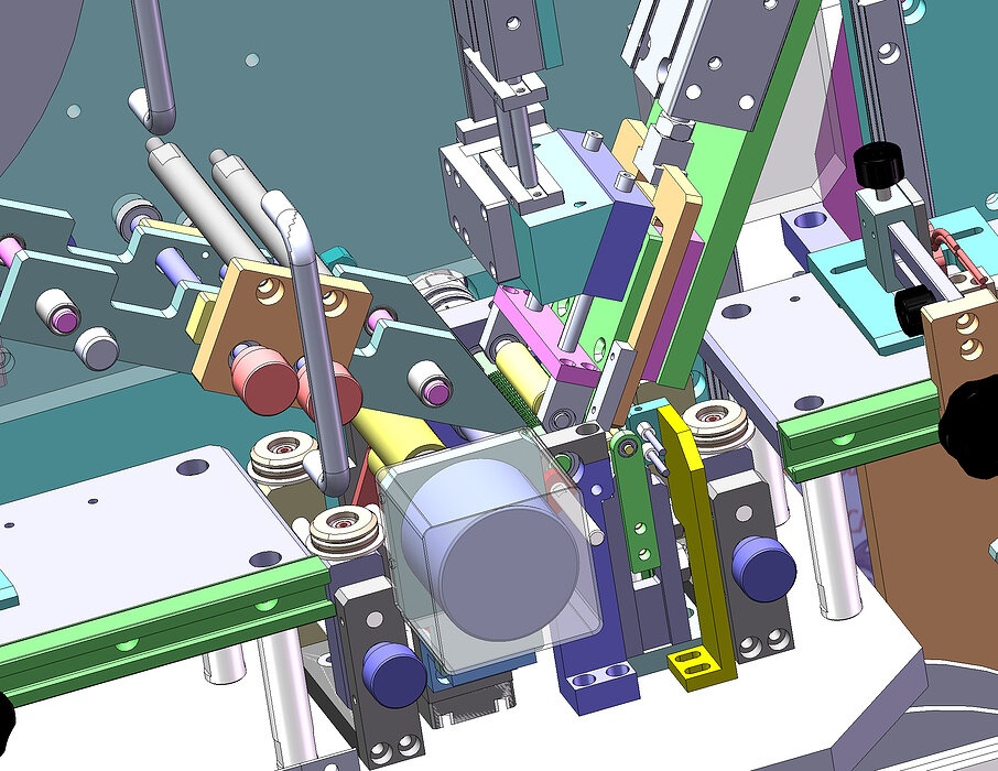 industrial 3D model Double sided tape machine