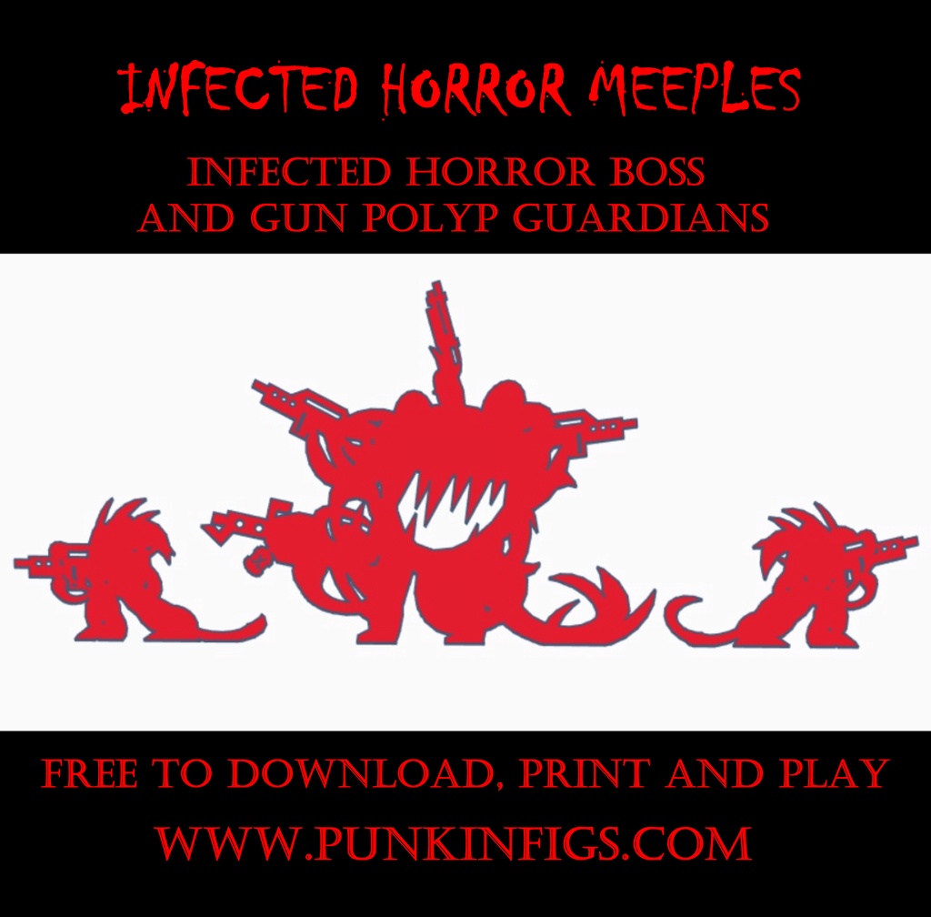 Infected Horror Boss With Gun Polyps Meeples