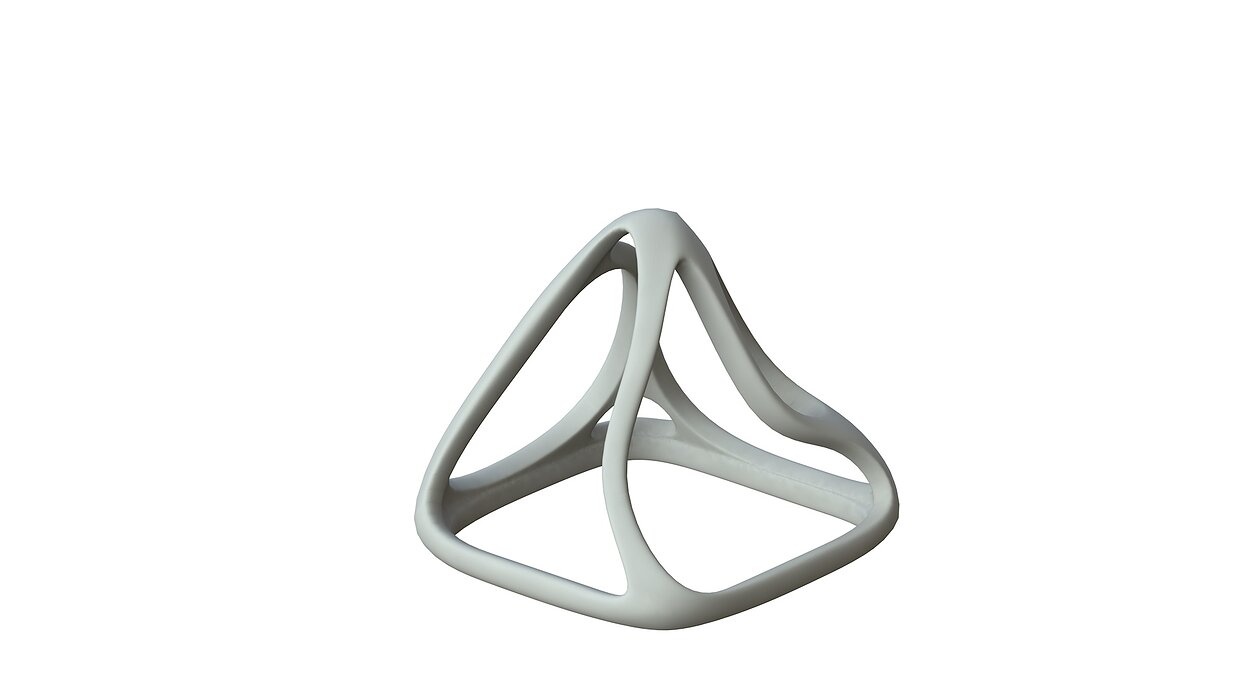 SciFi Cube Object No 59166 Low Poly Shape